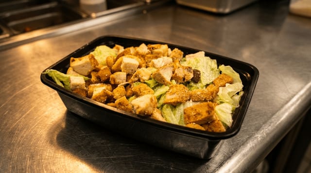 Chicken Caesar Salad.