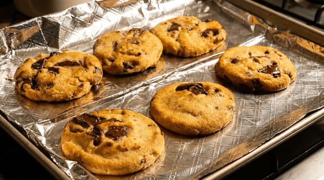 Half Baked Chocolate Chip Cookies.